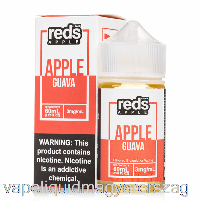 Guava - Vörös Alma E-lé - 7 Daze - 60 Ml 0 Mg Vape E Cigi